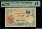 DJIBOUTI 5 Francs DJIBOUTI 5 Francs 1943 VF -