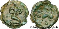 FRANCE Bronze au personnage agenouillé et au sanglier GALLIA BELGICA - BELLOVACI (Area of Beauvais) Beauvais (60) c. Ier siècle avant J.-C. (18,5mm, 3,64g, 1h) -