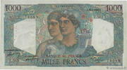FRANCE 1000 Francs MINERVE ET HERCULE FRANCE 1000 Francs MINERVE ET HERCULE 1949 VF -
