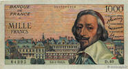 FRANCE 1000 Francs RICHELIEU FRANCE 1000 Francs RICHELIEU 1954 F+ -