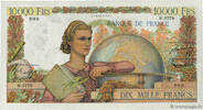FRANCE 10000 Francs GÉNIE FRANÇAIS FRANCE 10000 Francs GÉNIE FRANÇAIS 1953 VF -