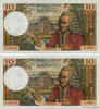 FRANCE 10 Francs VOLTAIRE Lot FRANCE 10 Francs VOLTAIRE Lot 1970 AU -