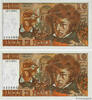 FRANCE 10 Francs BERLIOZ Lot FRANCE 10 Francs BERLIOZ Lot 1978 XF -