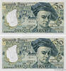 FRANCE 50 Francs QUENTIN DE LA TOUR Consécutifs FRANCE 50 Francs QUENTIN DE LA TOUR Consécutifs 1992 UNC- -