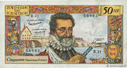 FRANCE 50 Nouveaux Francs HENRI IV FRANCE 50 Nouveaux Francs HENRI IV 1959 VF -