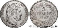FRANCE 5 francs IIe type Domard LOUIS-PHILIPPE I Paris 1842 (37mm, 24,99g, 6h) -