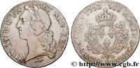FRANCE Écu aux branches d’olivier, tête ceinte d’un bande LOUIS XV THE BELOVED Lyon 1753 (41,5mm, 29,05g, 6h) -