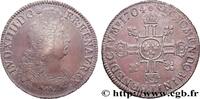FRANCE Écu aux huit L, 2e type LOUIS XIV THE SUN KING Nantes 1704 (42mm, 27,07g, 6h) -