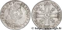 FRANCE Quart d'écu aux huit L, 1er type LOUIS XIV THE SUN KING Paris 1691 (28mm, 6,63g, 6h) -