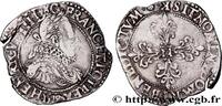 FRANCE Demi-franc au col fraisé HENRY III Bordeaux 1578 (27mm, 6,75g, 10h) -