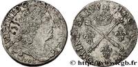 FRANCE 20 sols aux insignes LOUIS XIV THE SUN KING Rouen 1708 (26mm, 5,92g, 6h) -