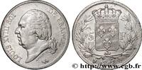 FRANCE 5 francs Louis XVIII, tête nue LOUIS XVIII Perpignan 1817 (37mm, 24,80g, 6h) -