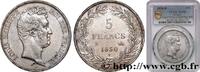 FRANCE 5 francs type Tiolier sans le I, tranche en creux LOUIS-PHILIPPE I Rouen 1830 (37mm, 24,97g, 6h) -