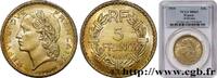 FRANCE 5 francs Lavrillier, bronze-aluminium III REPUBLIC 1939 (31,08mm, 12g, 6h) -