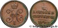 RUSSIA 1 Polushka (1/4 Kopeck) Nicolas Ier RUSSIA Izhora 1842 (17mm, 2,68g, 12h) -