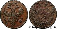 RUSSIA 1 Polushka (1/4 Kopeck) aigle bicéphale RUSSIA 1734 (21mm, 3,18g, 12h) -