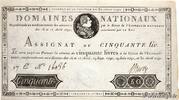 FRANCE 50 Livres FRANCE 50 Livres 1792 UNC- -