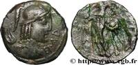FRANCE Bronze EPAD, au guerrier GALLIA - ARVERNI (Area of Clermont-Ferrand) Clermont-Ferrand (63) après 52 AC. (16mm, 1,85g, 11h) -
