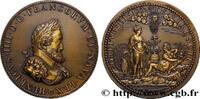 FRANCE Médaille, Junon et la Fortune, refrappe HENRI IV LE GRAND Monnaie de Paris (1603) (56,50mm, 75,80g, 12h) -
