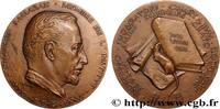 FRANCE Médaille, Charles Samaran HISTORIENS ET CONSERVATEURS 1955 (68mm, 128,54g, 12h) -