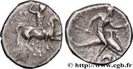 Hellenistic 1 (323 BC to 188 BC) Nomos, statère ou didrachme CALABRIA - TARAS Tarente c. 281-272 AC. (21,5mm, 6,02g, 3h) -