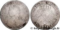FRANCE Écu aux branches d'olivier, buste habillé LOUIS XV THE BELOVED Paris 1726 (41,5mm, 28,56g, 6h) -