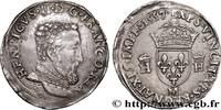 FRANCE Teston à la tête nue, 5e type HENRY II Toulouse 1557 (32mm, 9,44g, 6h) -