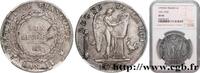 FRANCE Six livres dit au génie THE CONVENTION Marseille 1793 (37,5mm, g, 6h) -
