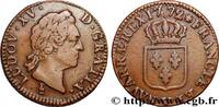 FRANCE Sol dit à la vieille tête LOUIS XV THE BELOVED Troyes 1772 (28mm, 11,63g, 6h) -