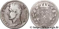 FRANCE 2 francs Charles X CHARLES X Lille 1827 (27mm, 9,78g, 6h) -