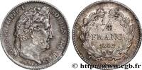 FRANCE 1/4 franc Louis-Philippe LOUIS-PHILIPPE I Lille 1843 (15mm, 1,23g, 6h) -