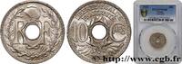 FRANCE 10 centimes Lindauer III REPUBLIC 1922 (21mm, 4g, 6h) -