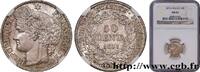FRANCE 50 centimes Cérès, Troisième République III REPUBLIC Paris 1871 (18mm, 2,50g, 6h) -