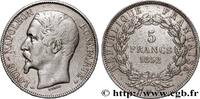 FRANCE 5 francs Louis-Napoléon II REPUBLIC Strasbourg 1852 (37mm, 24,73g, 6h) -