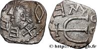 FRANCE Denier à l’E croiseté et aux pseudo-légendes, four POITOU - METALUS VICUS - MELLE (Deux-Sevres) Melle ? s.m. (11mm, 1,11g, 1h) -