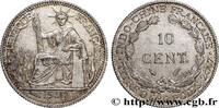FRENCH INDOCHINA 10 Centièmes FRENCH INDOCHINA Paris 1937 (19mm, 2,72g, 6h) -