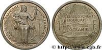 FRENCH POLYNESIA - French Oceania Essai de 1 Franc Établissements français de l’Océa FRENCH POLYNESIA - French Oceania Paris 1949 (23mm, 5,17g, 6h) -