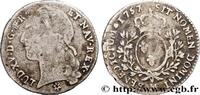 FRANCE Dixième d'écu aux branches d’olivier, tête ceinte LOUIS XV THE BELOVED Toulouse 1757 (21mm, 2,78g, 6h) -