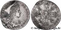 FRANCE Douzième d'écu aux huit L, 2e type LOUIS XIV THE SUN KING Amiens 1704 (21,5mm, 1,97g, 6h) -