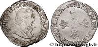 FRANCE Demi-franc à la tête nue adolescente de Saint-Lô LOUIS XIII Saint-Lô 1617 (29mm, 6,49g, 12h) -