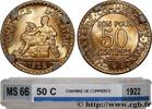 FRANCE 50 centimes Chambres de Commerce III REPUBLIC Paris 1922 (18mm, 2g, 6h) -