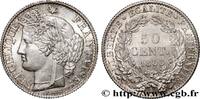 FRANCE 50 centimes Cérès, Troisième République III REPUBLIC Paris 1888 (18mm, 2,50g, 6h) -