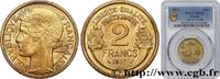 FRANCE 2 francs Morlon III REPUBLIC 1937 (27mm, 8g, 6h) -