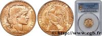 FRANCE 20 francs or Coq, Liberté Égalité Fraternité III REPUBLIC Paris 1913 (21mm, 6,45g, 6h) -