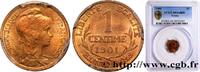 FRANCE 1 centime Daniel-Dupuis III REPUBLIC Paris 1901 (15mm, 1g, 6h) -