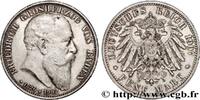 GERMANY - GRAND DUCHY OF BADEN - FREDERICK I 5 Mark GERMANY - GRAND DUCHY OF BADEN - FREDERICK I Karlsruhe 1907 (38mm, 27,89g, 12h) -