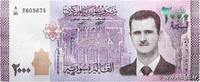 SYRIA 2000 Pounds SYRIA 2000 Pounds 2021 UNC -