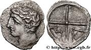 FRANCE Obole MA, tête à gauche, imitation SALUVII Marseille (13) c. 220-49 AC. (11mm, 0,48g, 1h) -