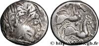 FRANCE Drachme aux deux chevaux - série A1 PICTONES / BITURIGES - MID-WESTERN, Unspecified Ier siècle avant J.-C. (14mm, 3,40g, 12h) -