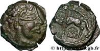 FRANCE Bronze au sanglier de Saint-André-sur-Cailly VELIOCASSES (Area of Norman Vexin) c. 60-50 AC. (14,5mm, 2,29g, 7h) -